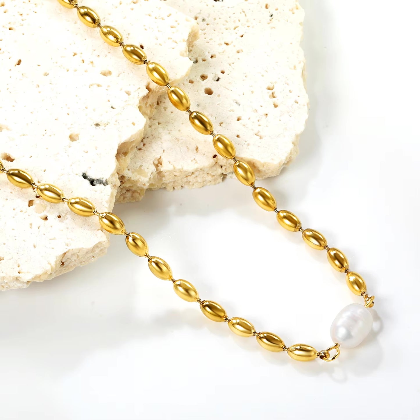 Pearl Bead Necklace - Temple Jewelry