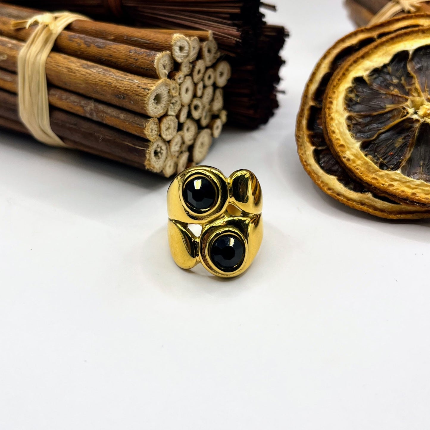 Eclipse Noir Ring - Temple Jewelry