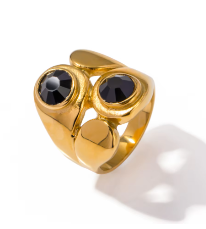 Eclipse Noir Ring - Temple Jewelry
